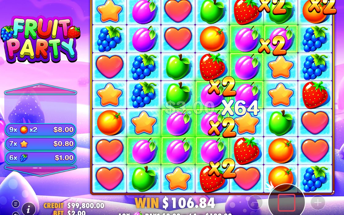 Multiplier tiles landing in Free Spins, 2x or 4x