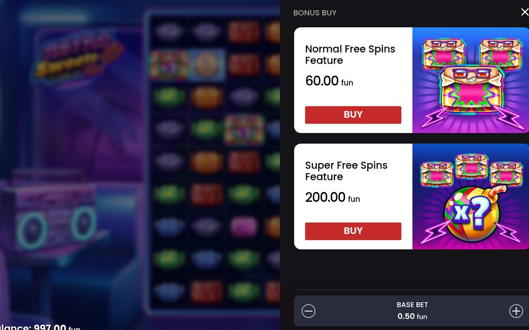 Retro Sweets bonus screen with Wild Candy Symbols